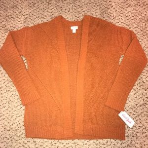 Cat & Jack Girls Bronze Open Cardigan - Sz XL